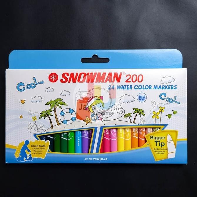 

Ready Stock !!! Snowman Spidol Anak 24 Warna Set Watercolor