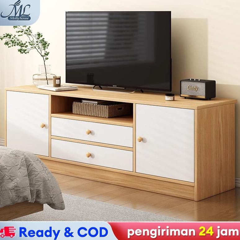 Meja TV 180CM Besar Meja Tv Minimalis Nordic Meja TV Kayu Rak TV Lemari TV Kabinet TV/Murah/Modern/J