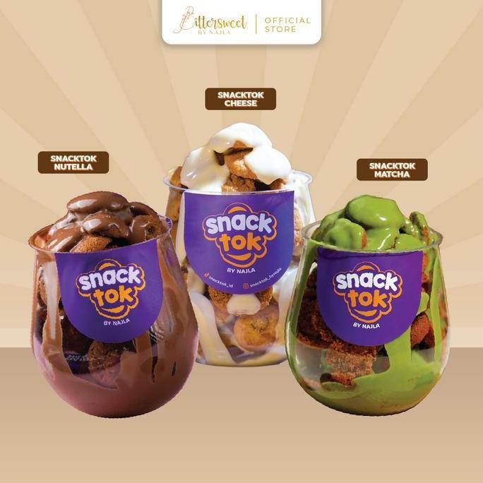 

[Bittersweet By Najla] Paket 3 Snacktok ( Nutella, Matcha & Cheese )