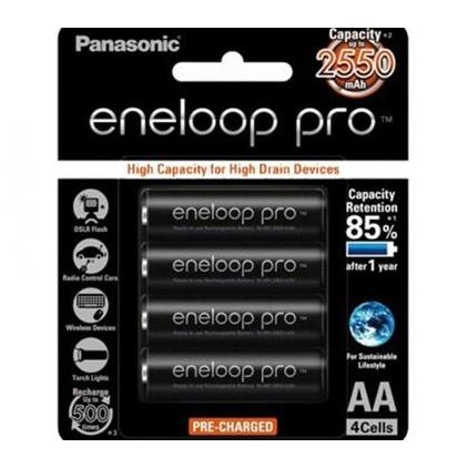 Panasonic Original Eneloop Pro AA Battery 2.550 mAh