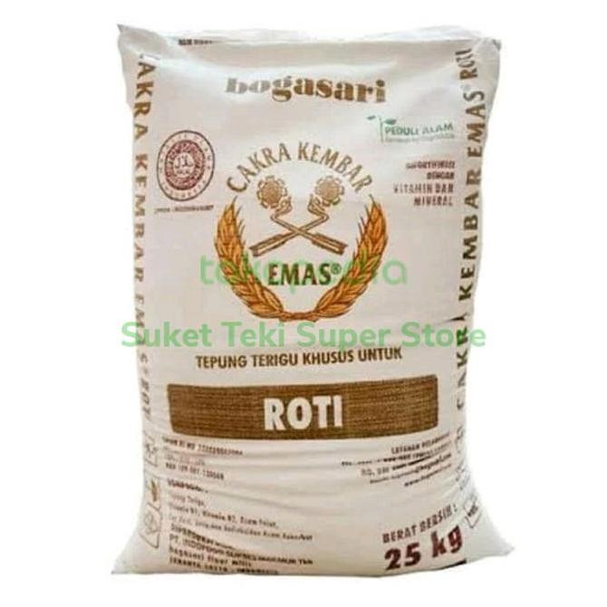 

Murah Terigu Cakra Kembar Emas 25Kg Karung