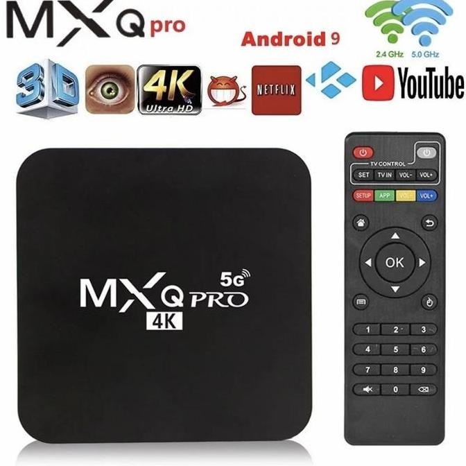 TV BOX ANDROID MXQ-PRO 4K SMART TV - TV BOX MEDIA PLAYER MXQ PRO - MKS