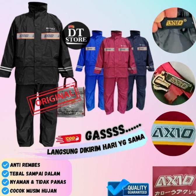 Jas Hujan Axio Original 100% 882 Mantel Mantol