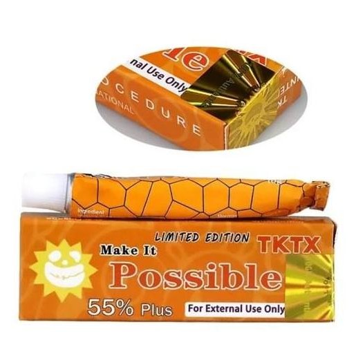 Sale Tktx Anastesi Crem Orange 55 % / Crem Tktx Anastesi