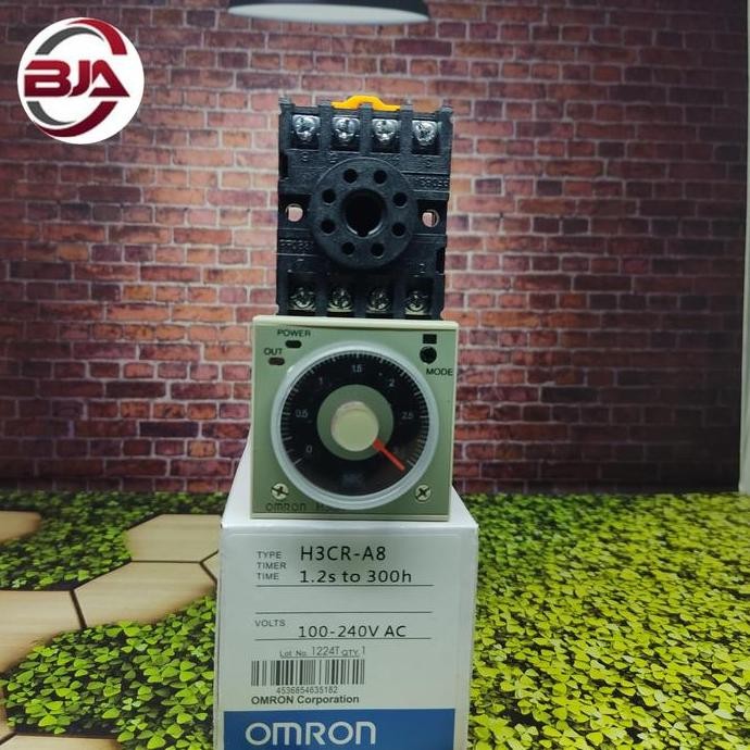 

Terlaris Timer H3Cr-A8 24V-220V Ac Dc Omron H3Cra8 + Socket