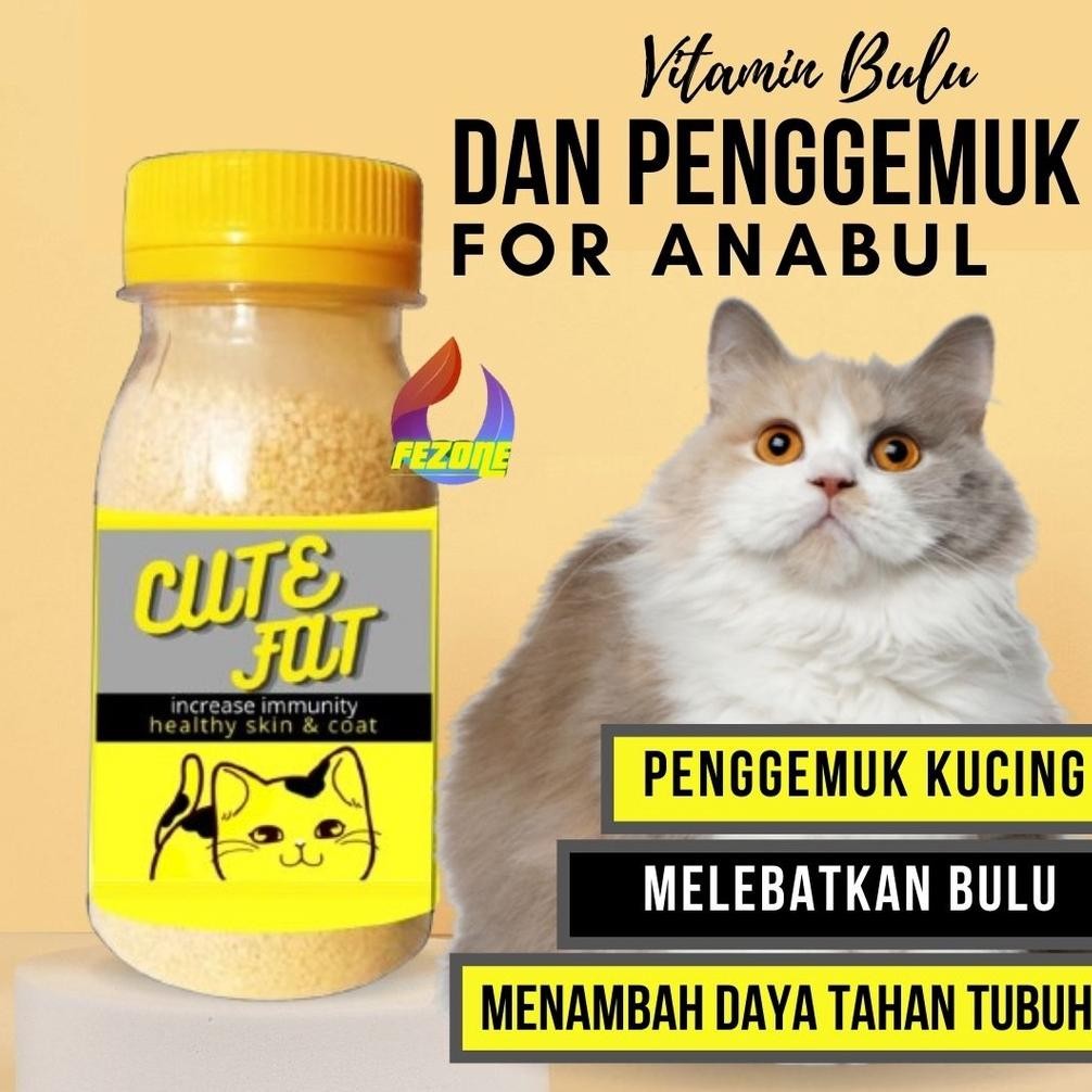 Terlaris VITAMIN KUCING PENGGEMUK KUCING VITAMIN BULU KUCING CUTE FAT FEZONE Terbaru