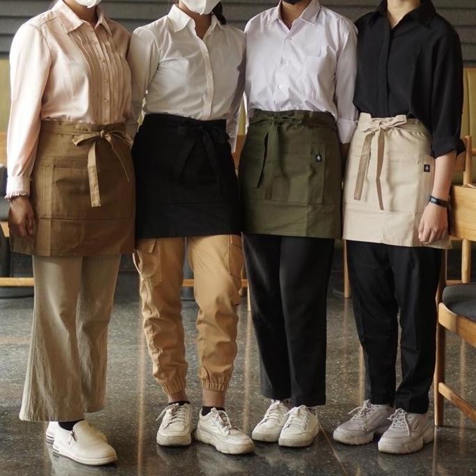 

Terlaris Canvas Waist Apron / Half Apron / Waiter Apron / Waitress Apron