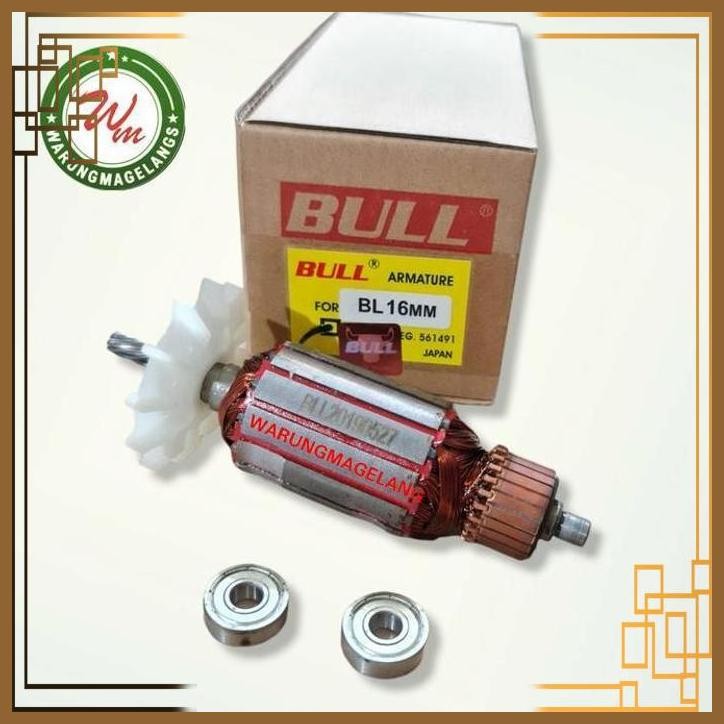 [WGM] ARMATURE ANGKER FOR MESIN BOR TANGAN 16MM BULL BL16MM BL16 BL 16