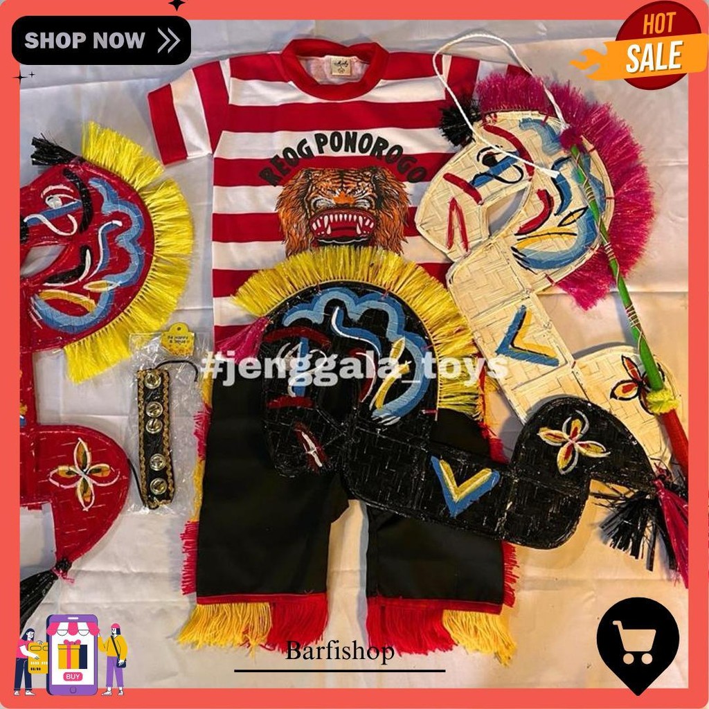 Baju Jaranan Full Set Anak Tk Baju Kuda Lumping Anak Cod