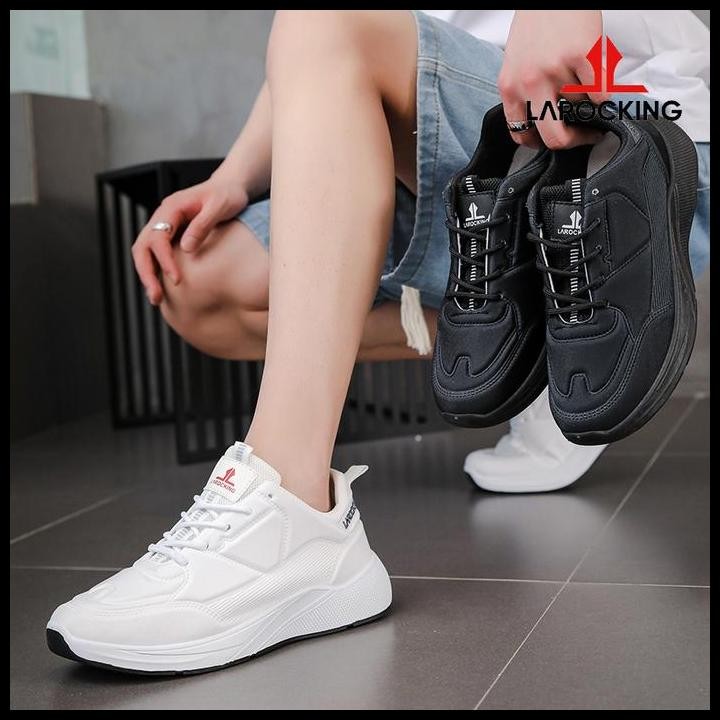 Sepatu Sneakers Larocking Zavyr Putih Polos Untuk Running, Jogging, Gym Dan Olahraga Outdoor Origina