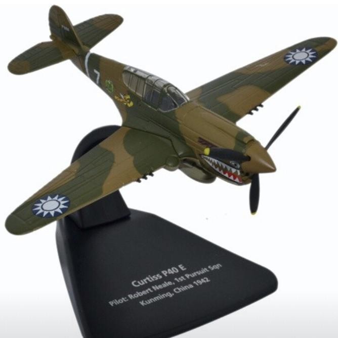 Diecast Pesawat Tempur Curtis Warhawk P40 1/72 By Oxford