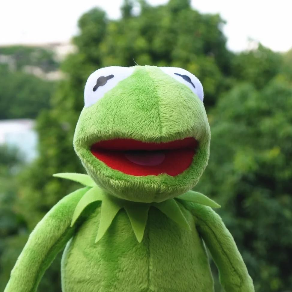 40Cm Plush Kermit Frog Frogs Doll The Muppet Show Plush Toys Birthday Christmas Plush Stuffed Doll F