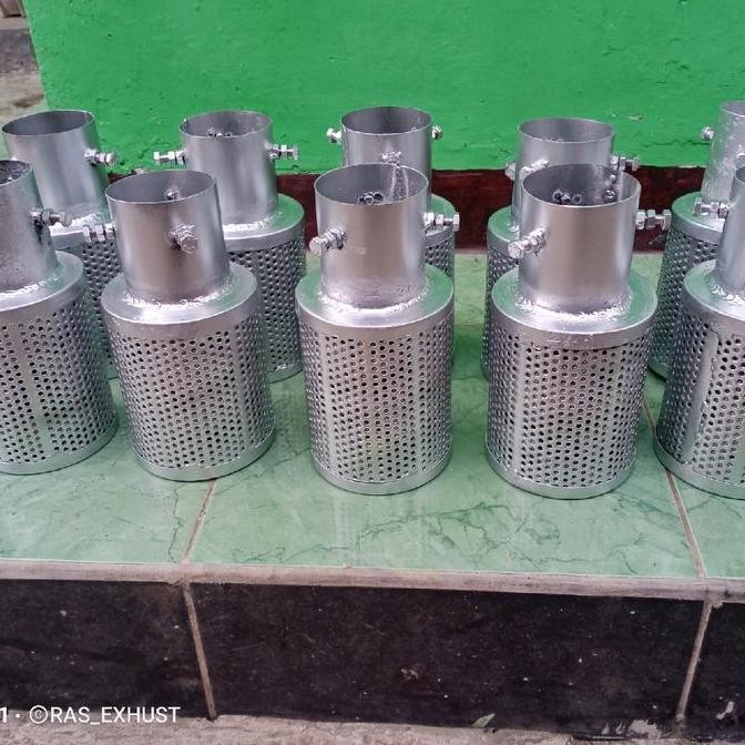 . flame trap atau saringan polusi knalpot mobil