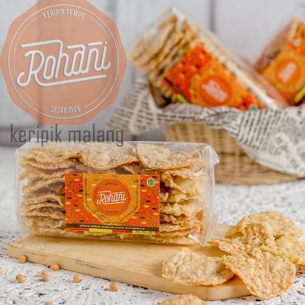 

Keunggulan Keripik Tempe Malang Rohani Original Aneka Rasa 165Gr