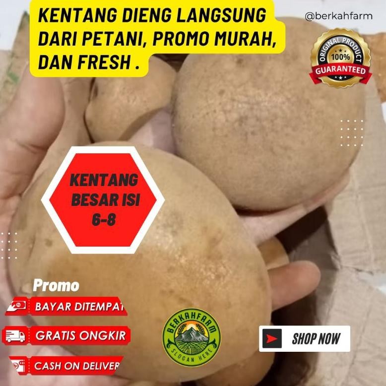 

Tangguh Kentang 1 Kg Ukuran Besar Ready