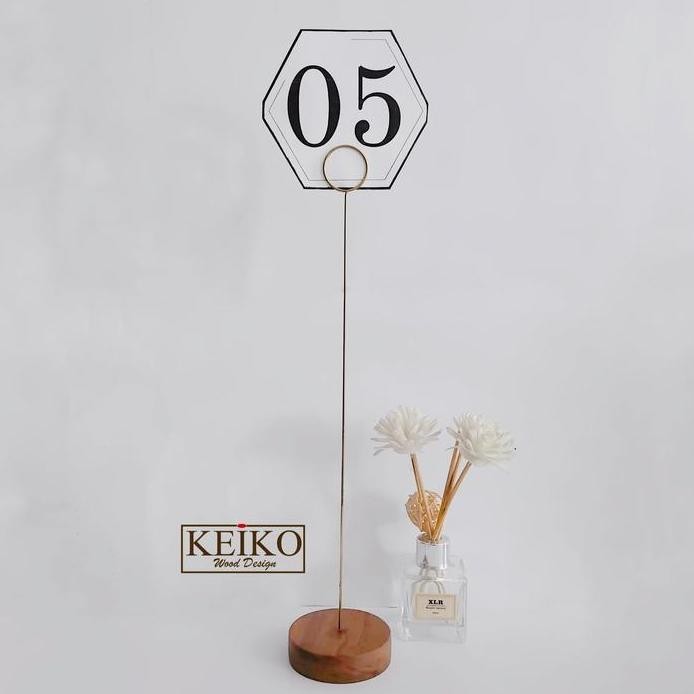 

Table Number Holder/ Stainless Tiang nomor meja/ Menu Stand/ price tag murah