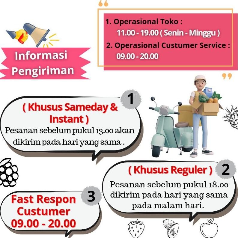 

Terbatas Mangga Muda Rujak Super 1 Kg | Buah Segar Fresh