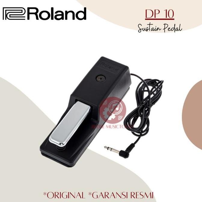 Alat Musik Roland Dp10 Sustain Pedal Piano Keyboard Roland  Dp-10 Original
