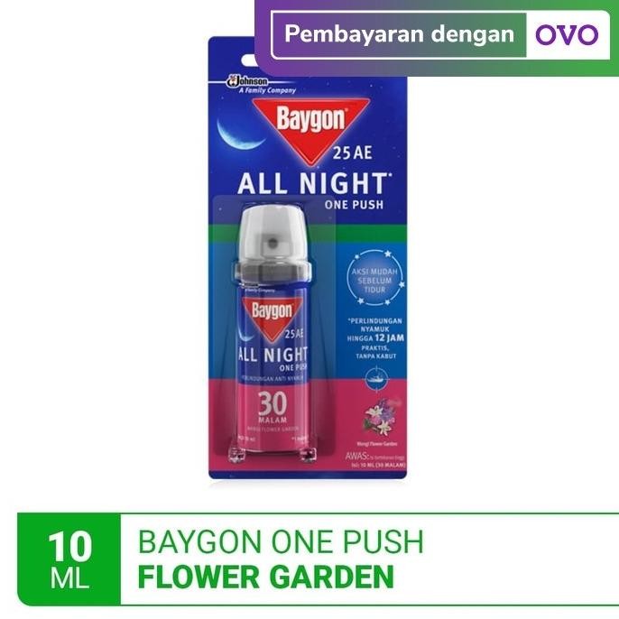Limited, Baygon One Push Flower Garden 10Ml