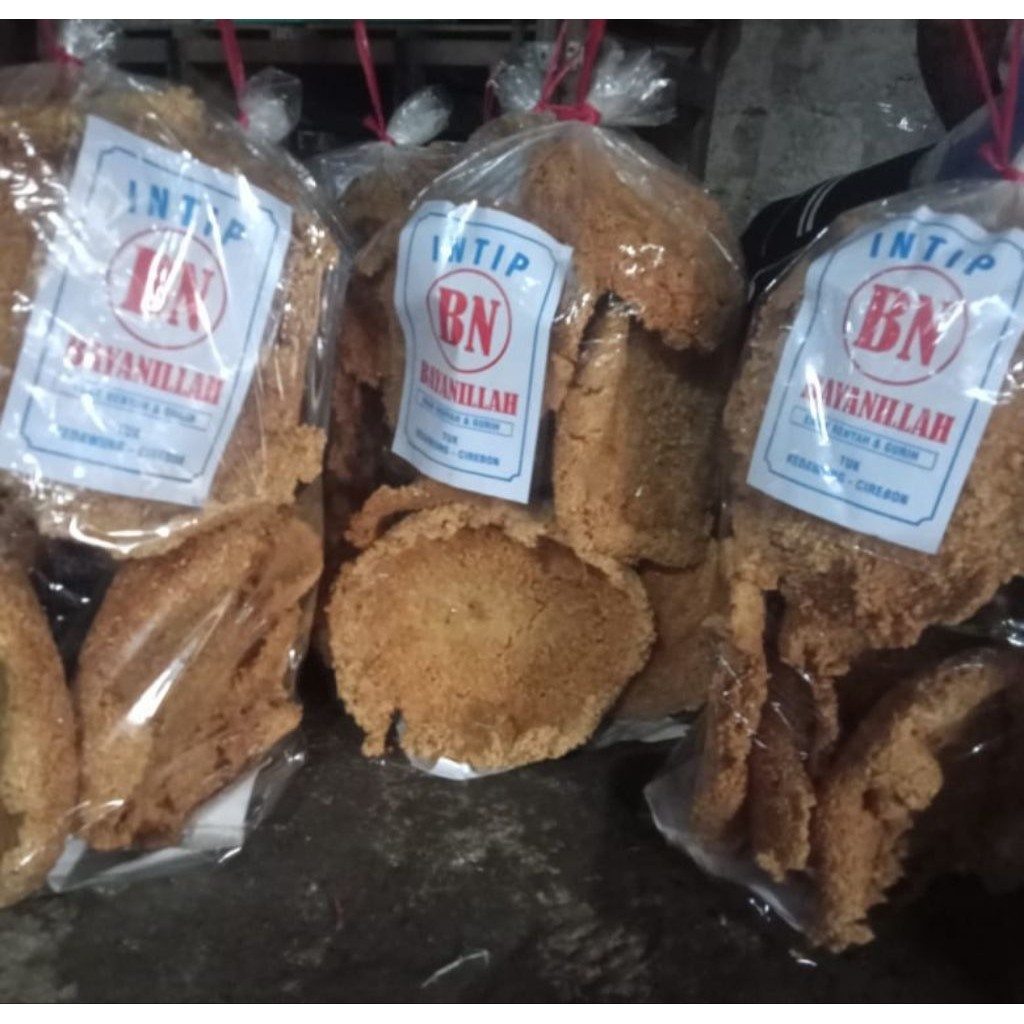 

Intip manis gurih/kerak nasi khas Cirebon rasa manis gurih 1 kg,500 gr