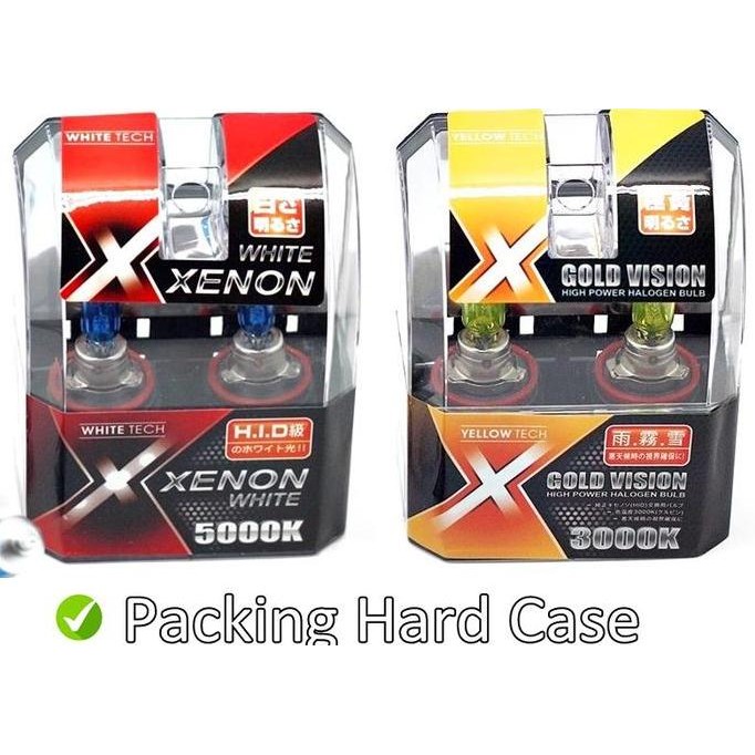 Bohlam Halogen H1 H3 H4 H7 H8 H11 H16 Michiba Putih Kuning murah