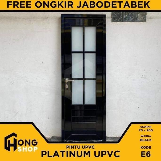 Pintu Kamar Mandi UPVC PLATINUM 70x200 - E Series Murah