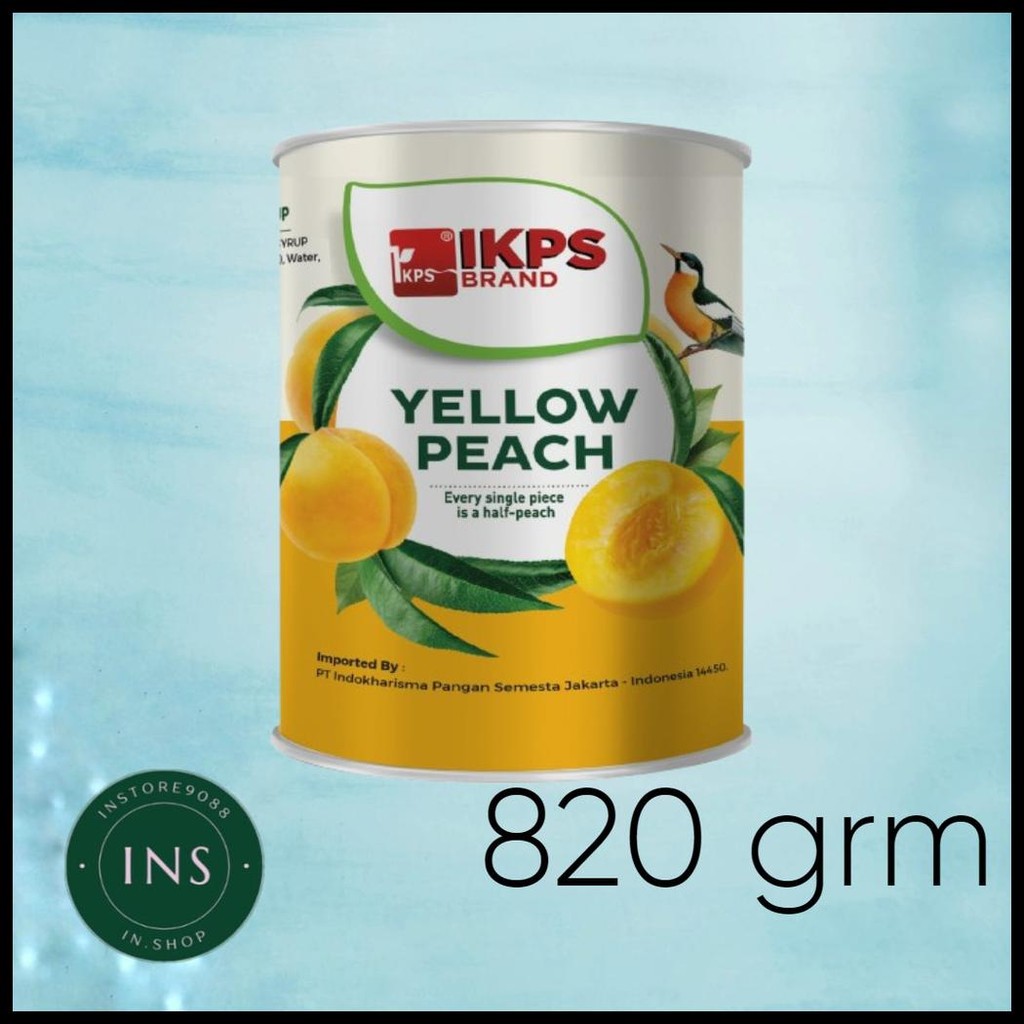 

YELLOW PEACH IN HALVES IKPS 820 GRM