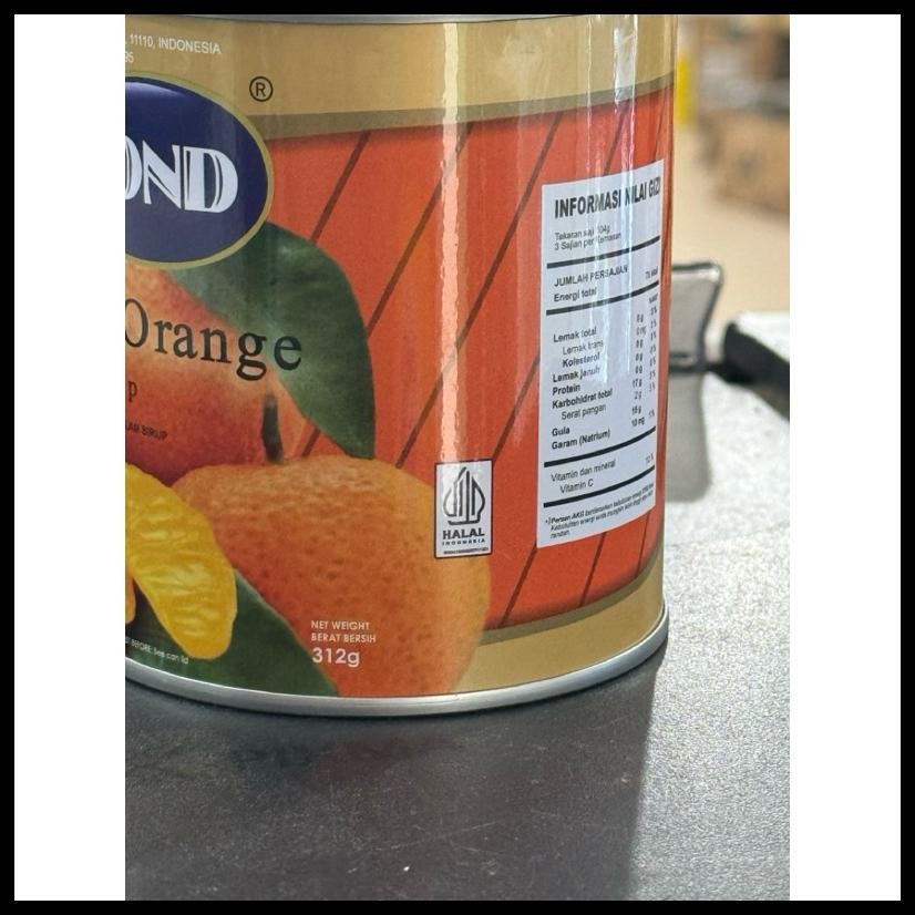 

WILMOND MANDARIN ORANGE BUAH KALENG 312G