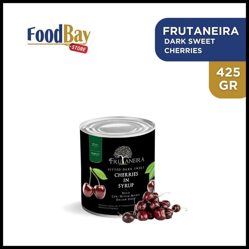 

FRUTANEIRA DARK SWEET CHERRIES / DARK CHERRY / CERI HITAM 425 GR