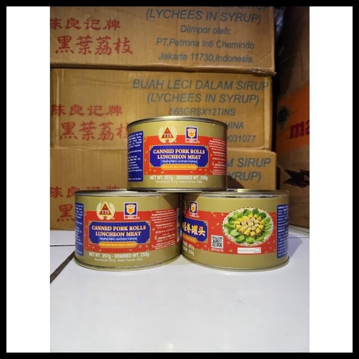 

TTS CANNED PORK ROLLS LUNCHEON MEAT GULUNG TELUR 397GR