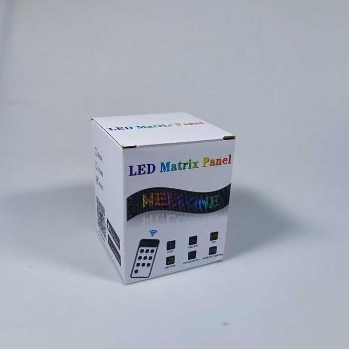 Lampu LED Matrix Panel RGB Led Running Text Super Tipis LED 2121 | LED SCREEN Programmable Flexible 