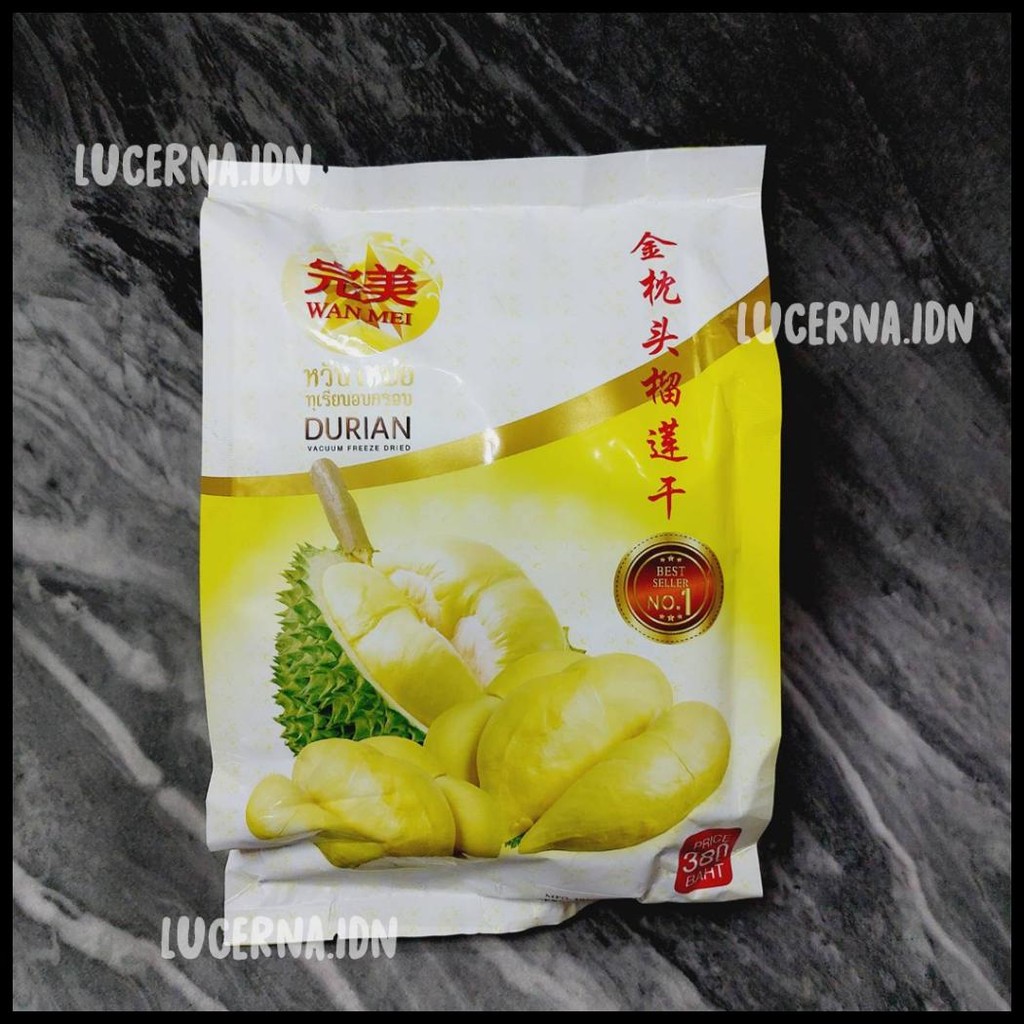 

WAN MEI DURIAN VACUUM FREEZE DRIED SINGLE PACK/ MEDIUM (4 PACK)/ LARGE (6 PACK)/SNACK THAILAND