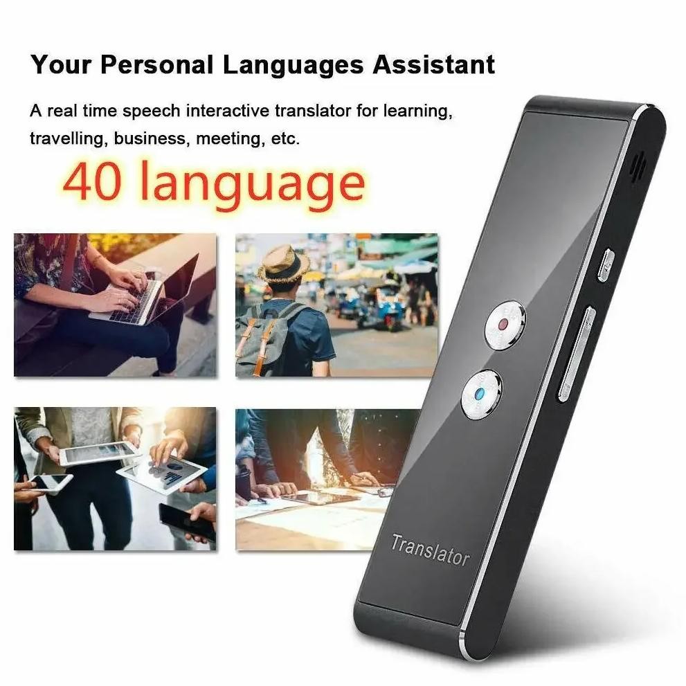 

Wireless Voice Translate 40 Languages Multi Smart Instant Translated 2 Way Real Time Voice Translator for Business Travel Study