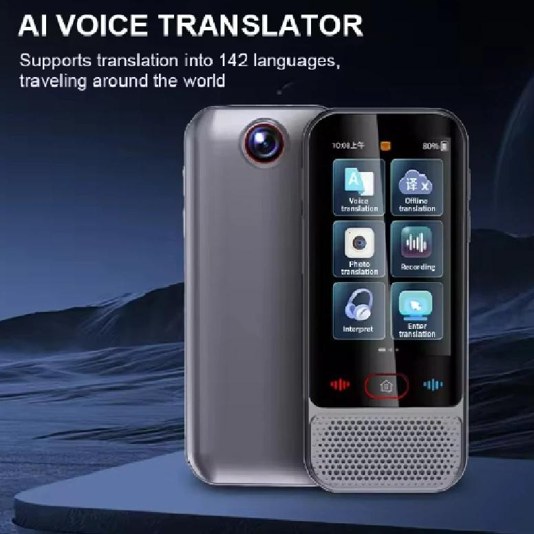 

Portable Translation Machine ChatGPT Real-Time Languages Translate Smart Voice Photo Text Recording Translator Device