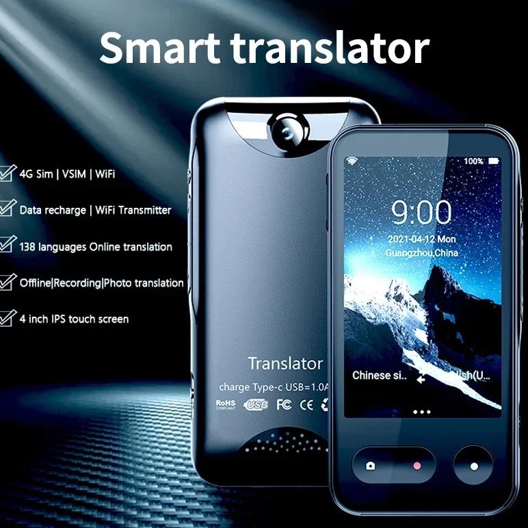 

T7 4G The Internet Smart Voice Translator 138 Multi Languages In Real Time Online Instant 14 Off Line Translation AI Conversion