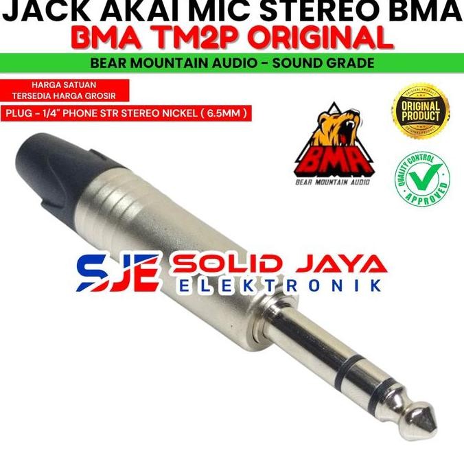 JACK MIC STEREO BMA JECK JEK JAK JEG AKAI ST TM2P BMA ASLI