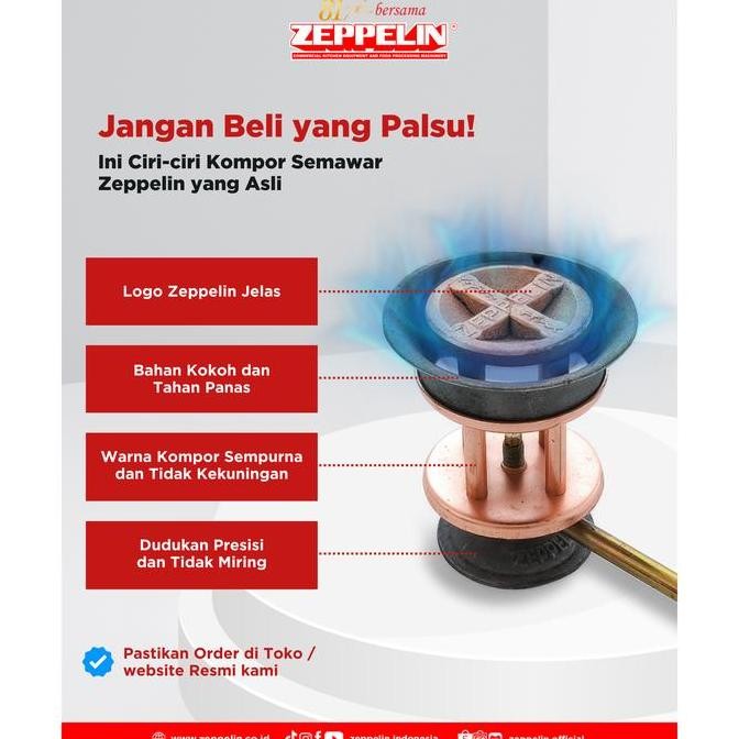 Tersedia Zeppelin Kompor Semawar High Pressure 201 - 209HK