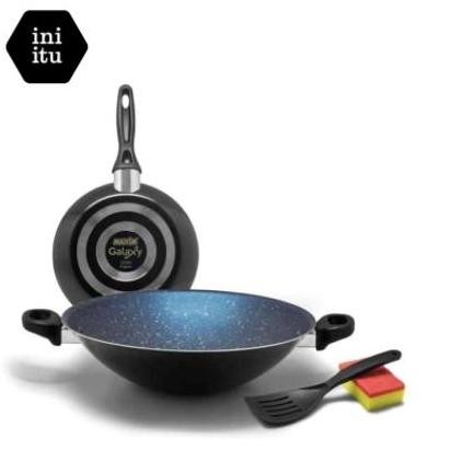 Tersedia [ Maxim ] [ Maxim Valentino 2SET ] Maxim Wajan Galaxy Penggorengan Set