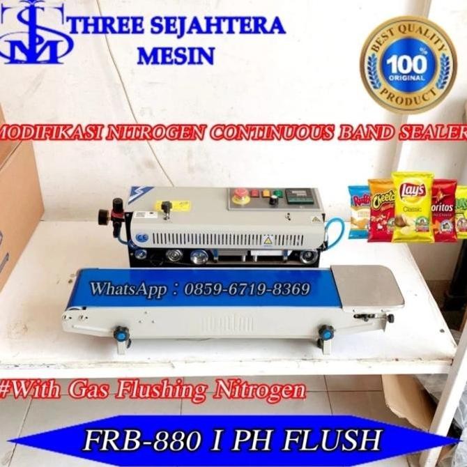 MODIFIKASI Nitrogen Gas Flushing Continuous Sealer FRB-880 Horizontal