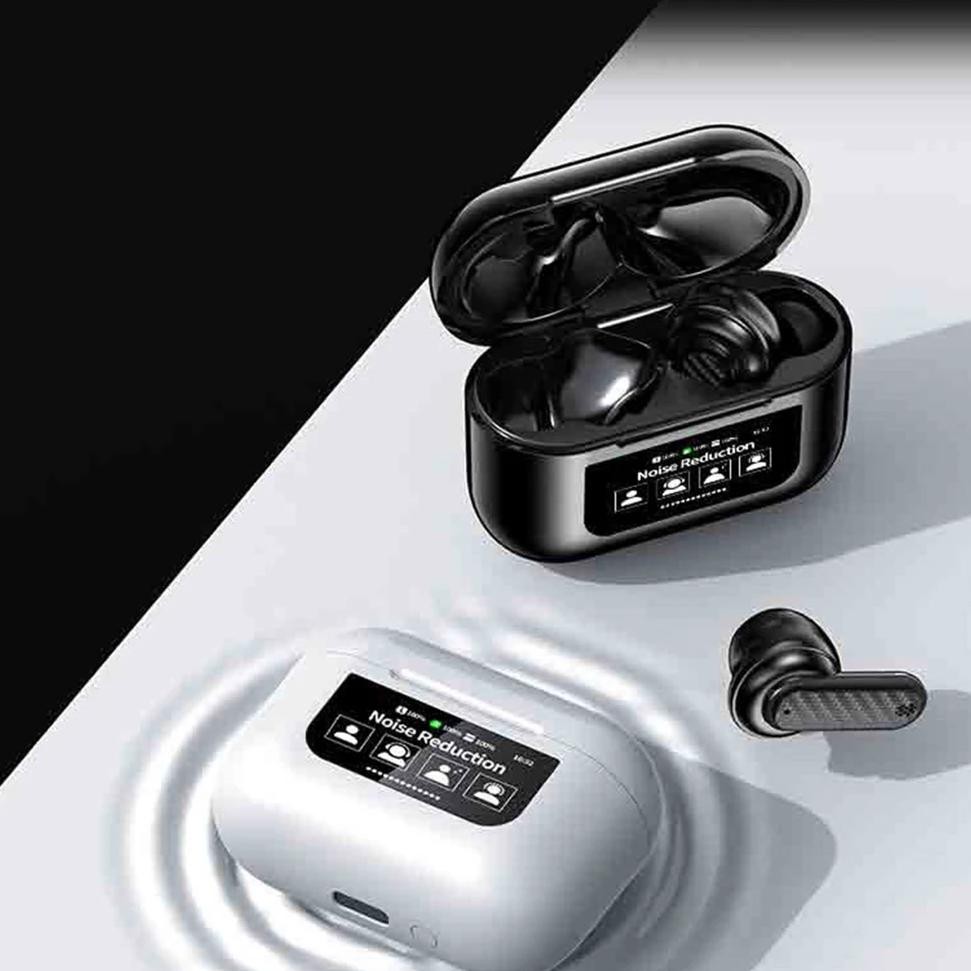 

Wireless Translation Headset Screen Simultaneous Interpretation Translate 144 Languages Noise Cancelling Wireless Earphones