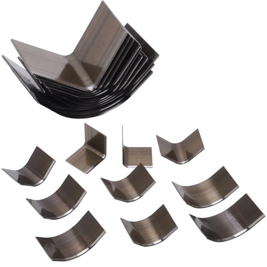 

Berkualitas M2 10pcs Leather Rounded Corner Punch Pemotong sudut Kulit Round Corner Knife die For Belt