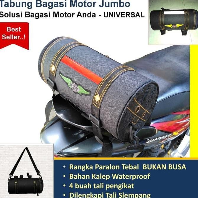 Box Motor Tabung Jas Hujan Tas Mantel Mantol Tabung Bagasi Motor Jumbo Box Tail Sun Rise
