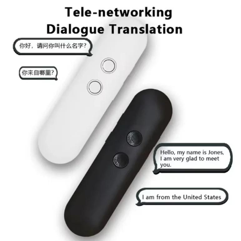 

T4 portable wireless intelligent translator 40 languages two-way real-time instant speech translation APP Bluetooth Multilingual
