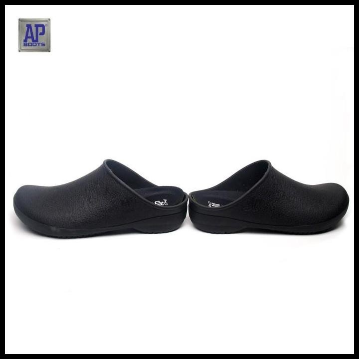 Ap Boots Ap Chef Hitam - Sepatu Slip On Dapur Shoes Karet Original Best Seller