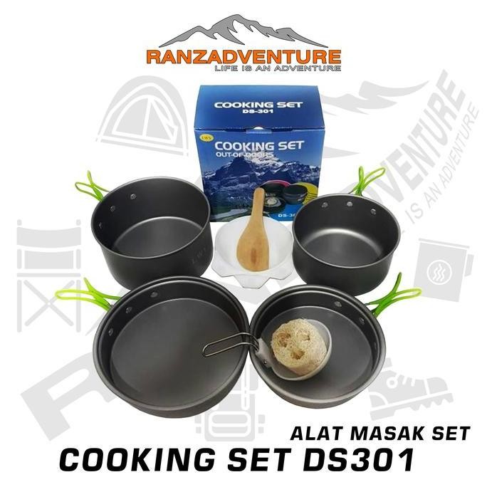 Cooking Set Ds3 01 Alat Masak Camping Satu Set Nesting Ds-301 Outdoor