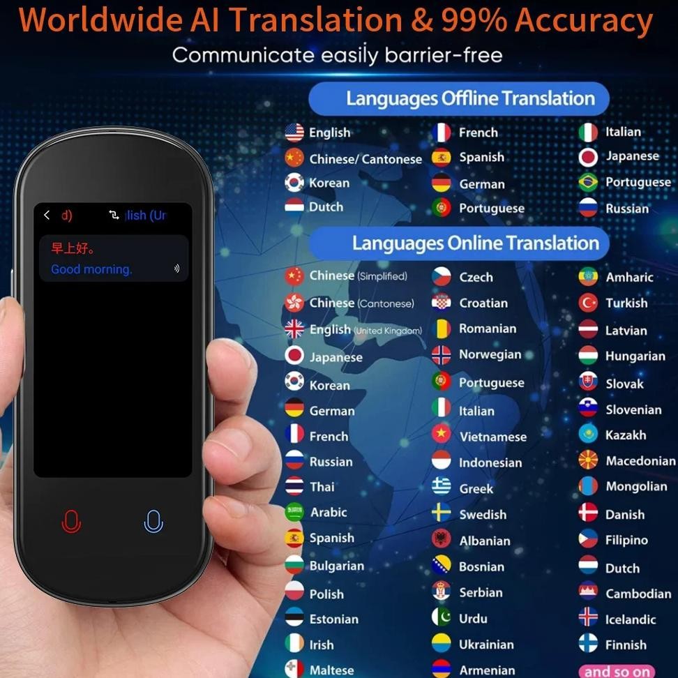 

Z2 Portable Instant Voice Photo Translator Travel Real Time Translation Smart Pen Scanning Recording Translator Multi Languages
