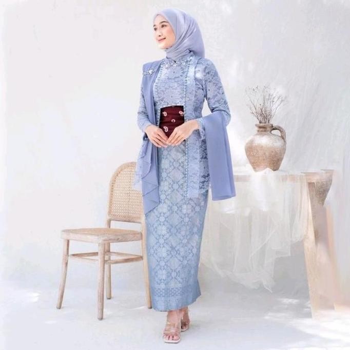 Promo / Terlaris DEBATIK - Setelan Kebaya Batik Kutubaru Laksmi Kutubaru Kebaya Lamaran Modern Kebay