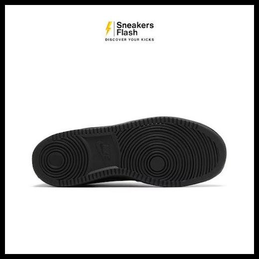 Sepatu Sneakers Pria Nike Ebernon Low Triple Black - Aq1775003 Original Best Seller