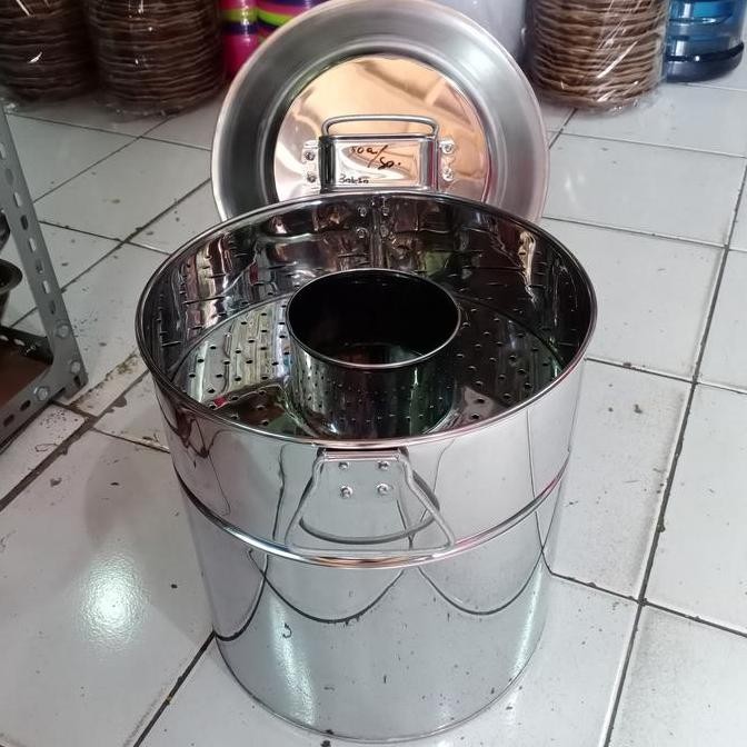 Tersedia Dandang Bakso Stainless / Langseng bakso Stainless ukuran 35cm
