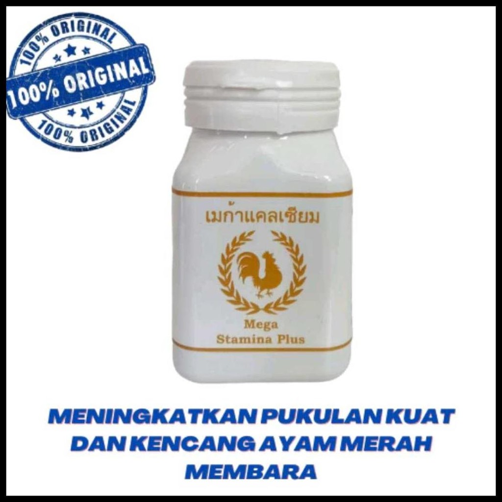 MEGA STAMINA PLUS THAILAND 30 KAPSUL MENINGKATKAN TENAGA AYAM STAMINA